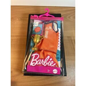 BARBIE KEN Career Fashion Pack Basketball Player Jersey Shorts Trophy New 2021